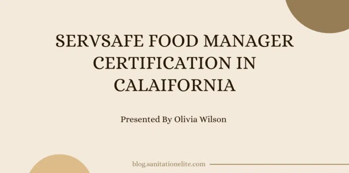 Food manager certification ä¸­æ–‡ è€ƒè¯•