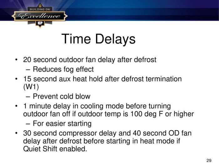 Wiring termination delay