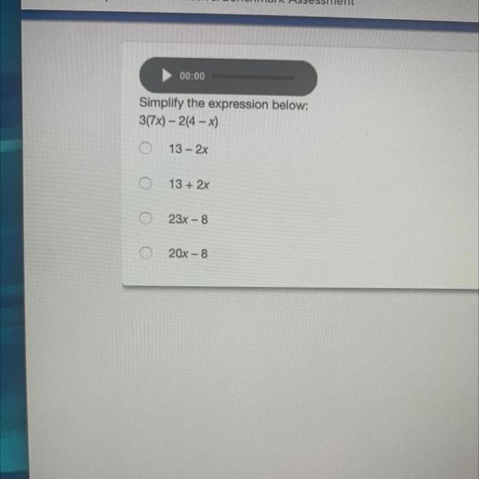 Topics 1-8 cumulative/benchmark assessment answers