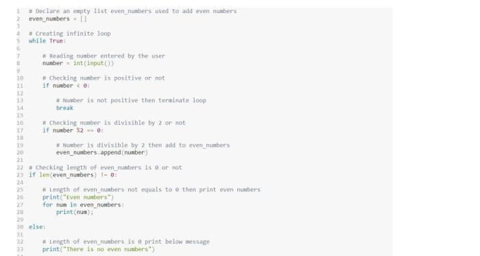 Write a loop that reads positive integers from standard input