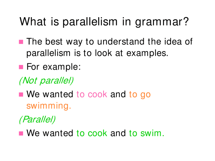 Examples of parallelism in the declaration of independence